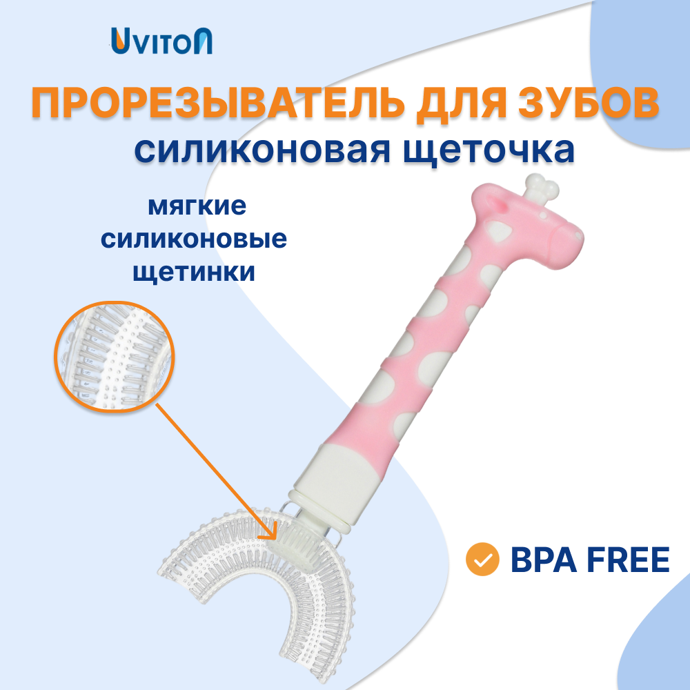 Прорезыватель Uviton Жирафик в ассортименте - фото 1