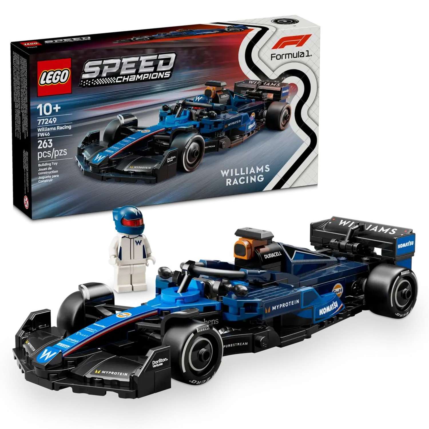 Конструктор LEGO Speed Champions Виллиямс рэйсинг блочный - фото 1