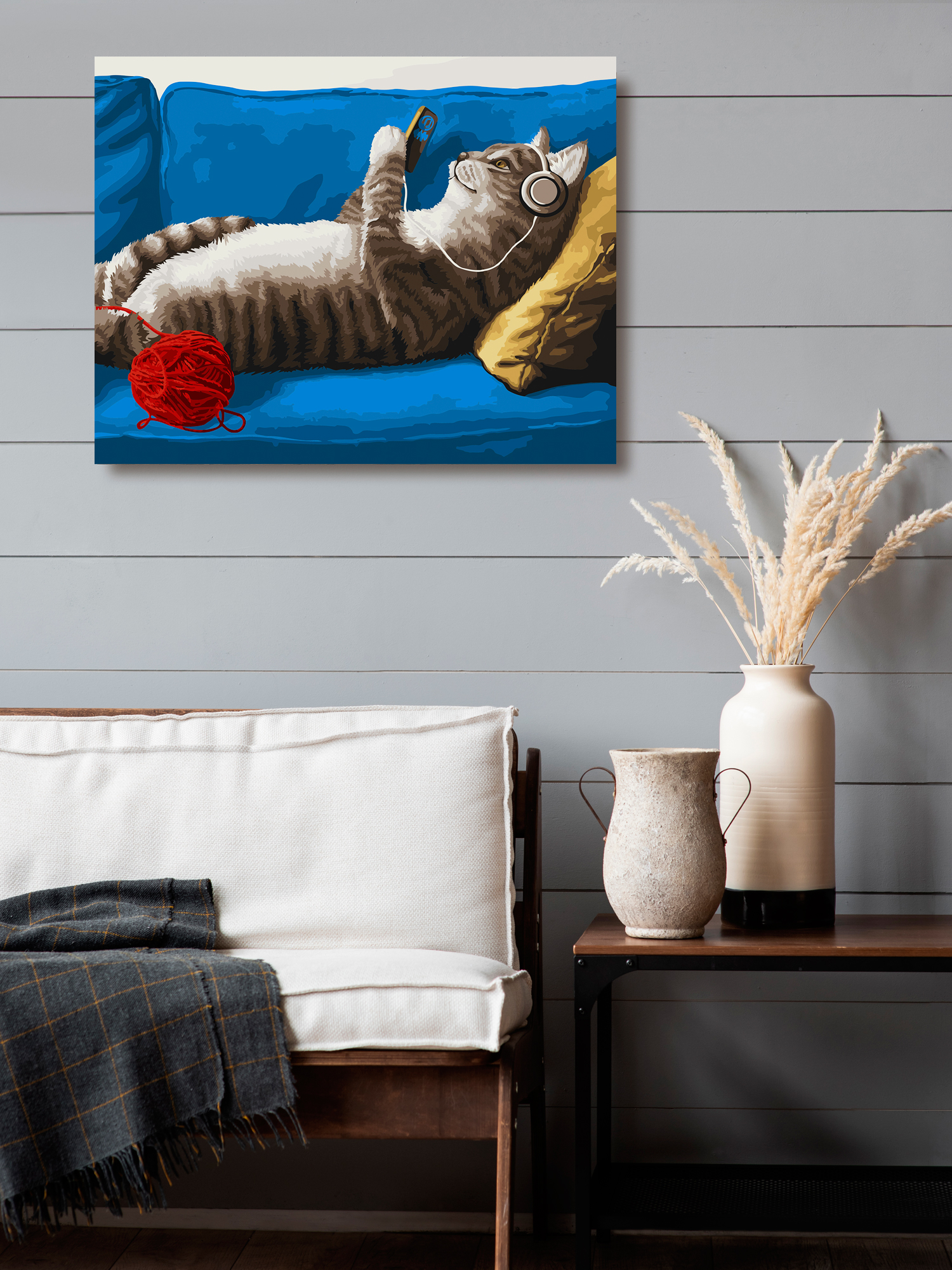 Картина по номерам Art on Canvas Будни кота в ассортименте - фото 3