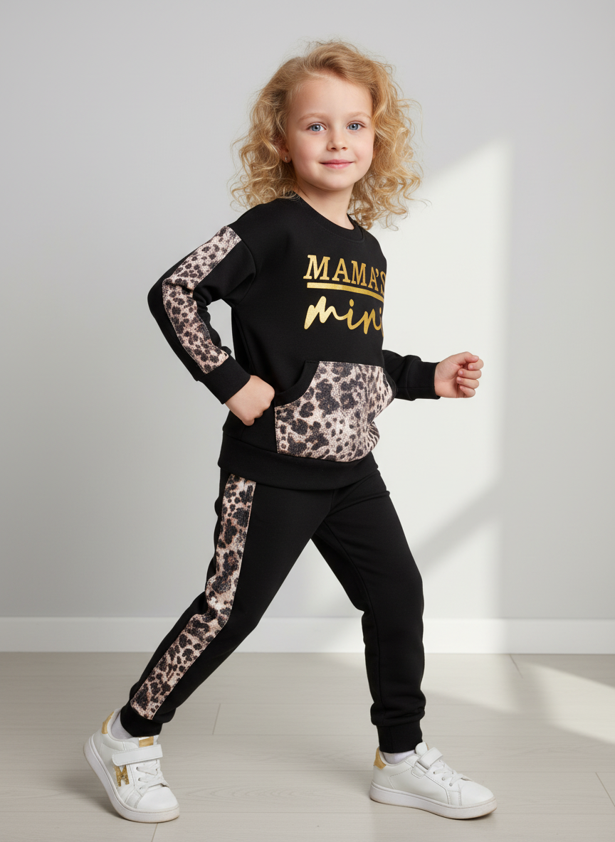 Свитшот и брюки Югтекстильторг 204-369/Черный - фото 2