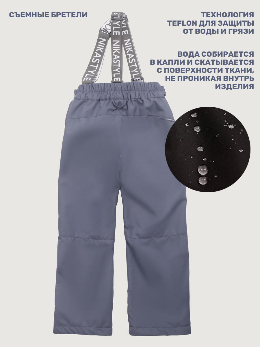Брюки NIKASTYLE 2л3825 серый - фото 5