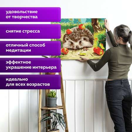Картина по номерам Остров Сокровищ Ежик