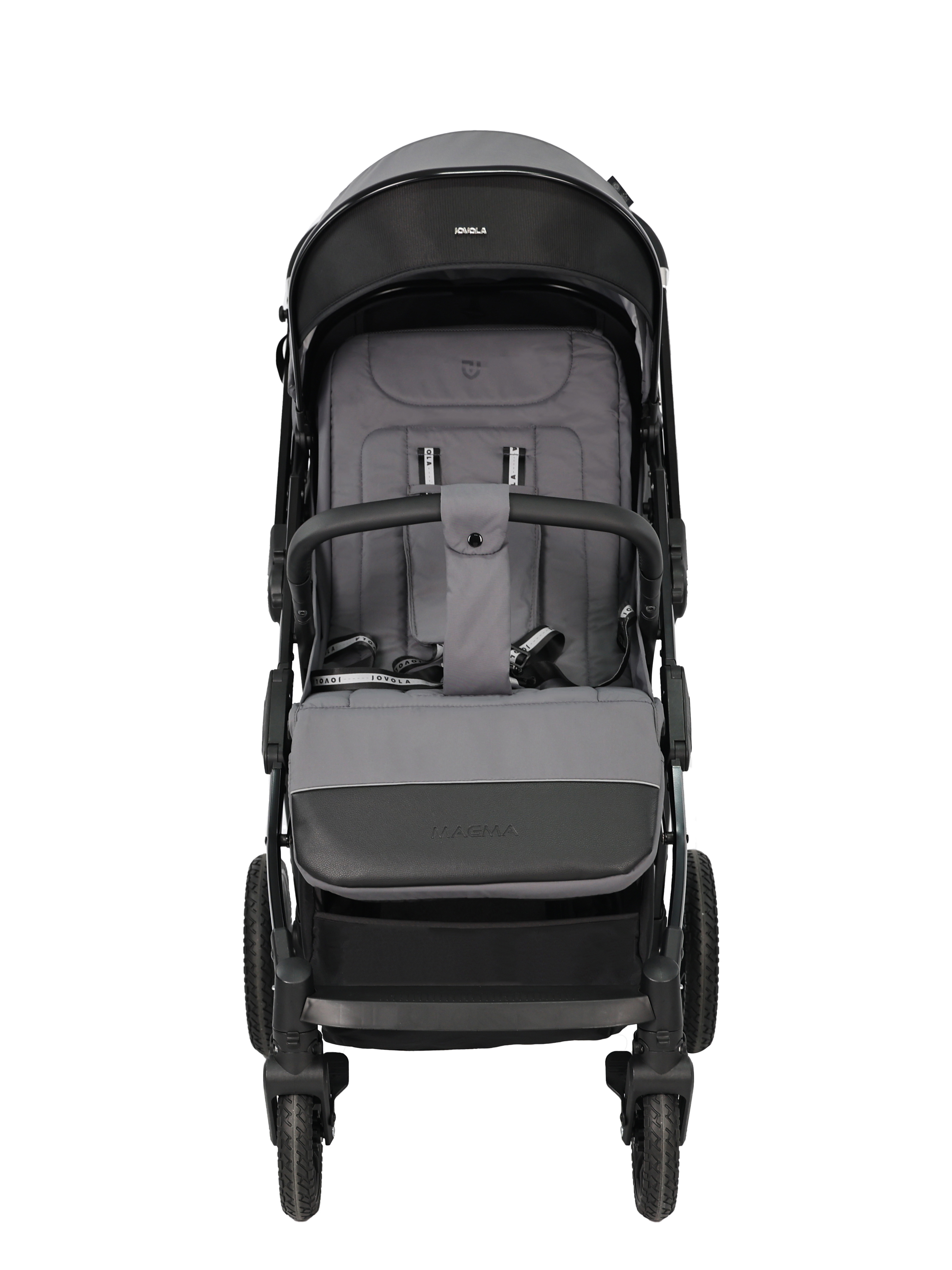 Коляска прогулочная JOVOLA Magma с перекидной ручкой серый - фото 18