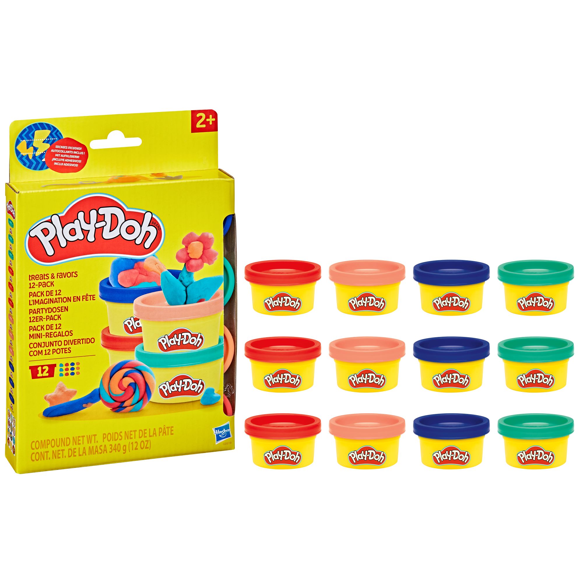 Масса для лепки Hasbro набор Play-Doh 12 баночек - фото 4