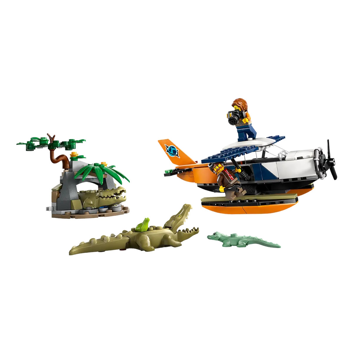 Конструктор LEGO City Jungle Explorer Water Plane 177 дет. - фото 3