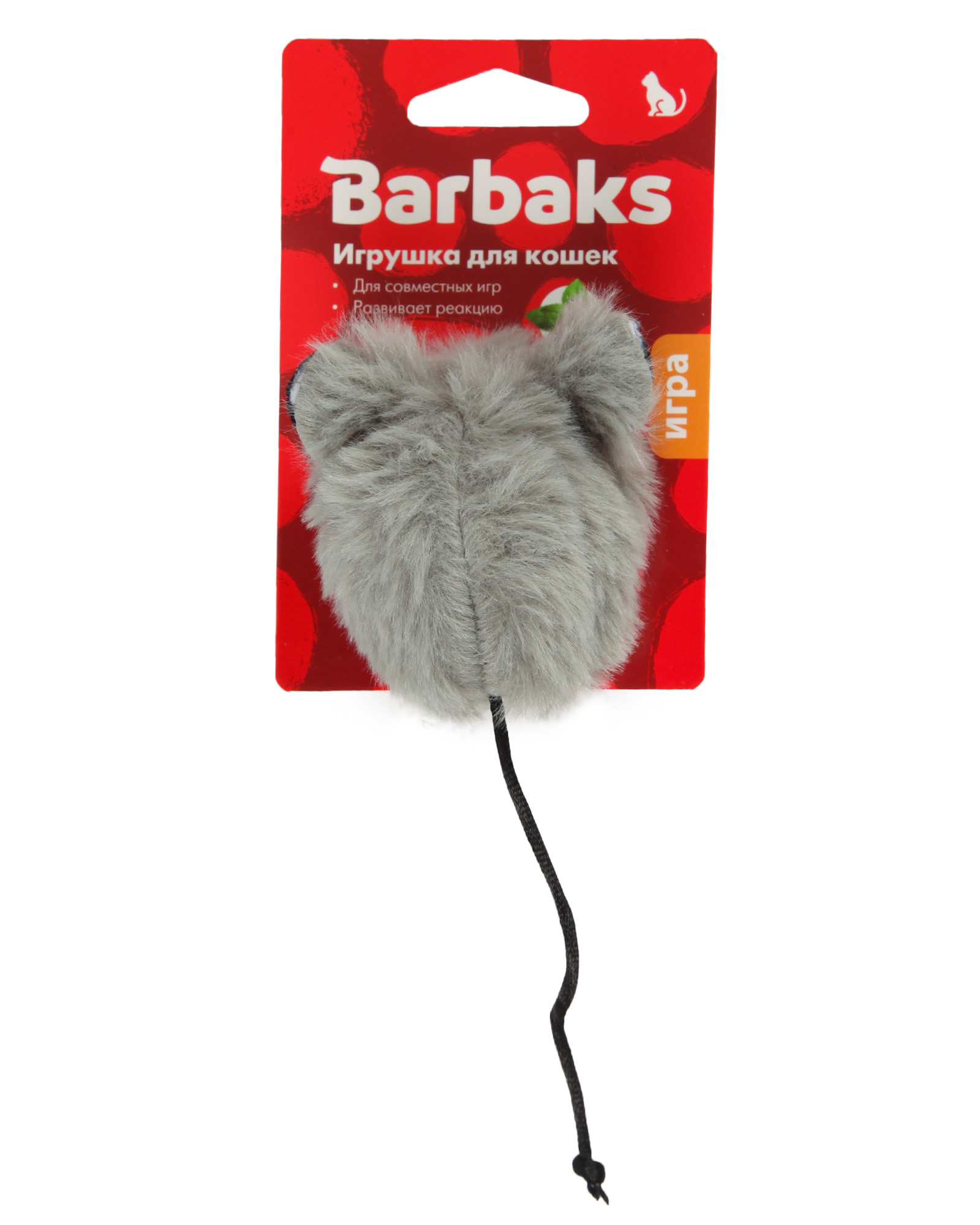 Игрушка для кошек Barbaks Мышка Грей - фото 6