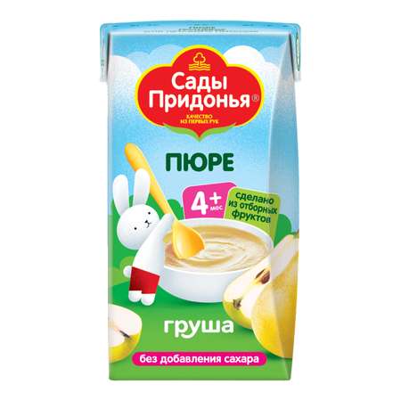 Пюре Сады Придонья Груша с 4 мес 125 г