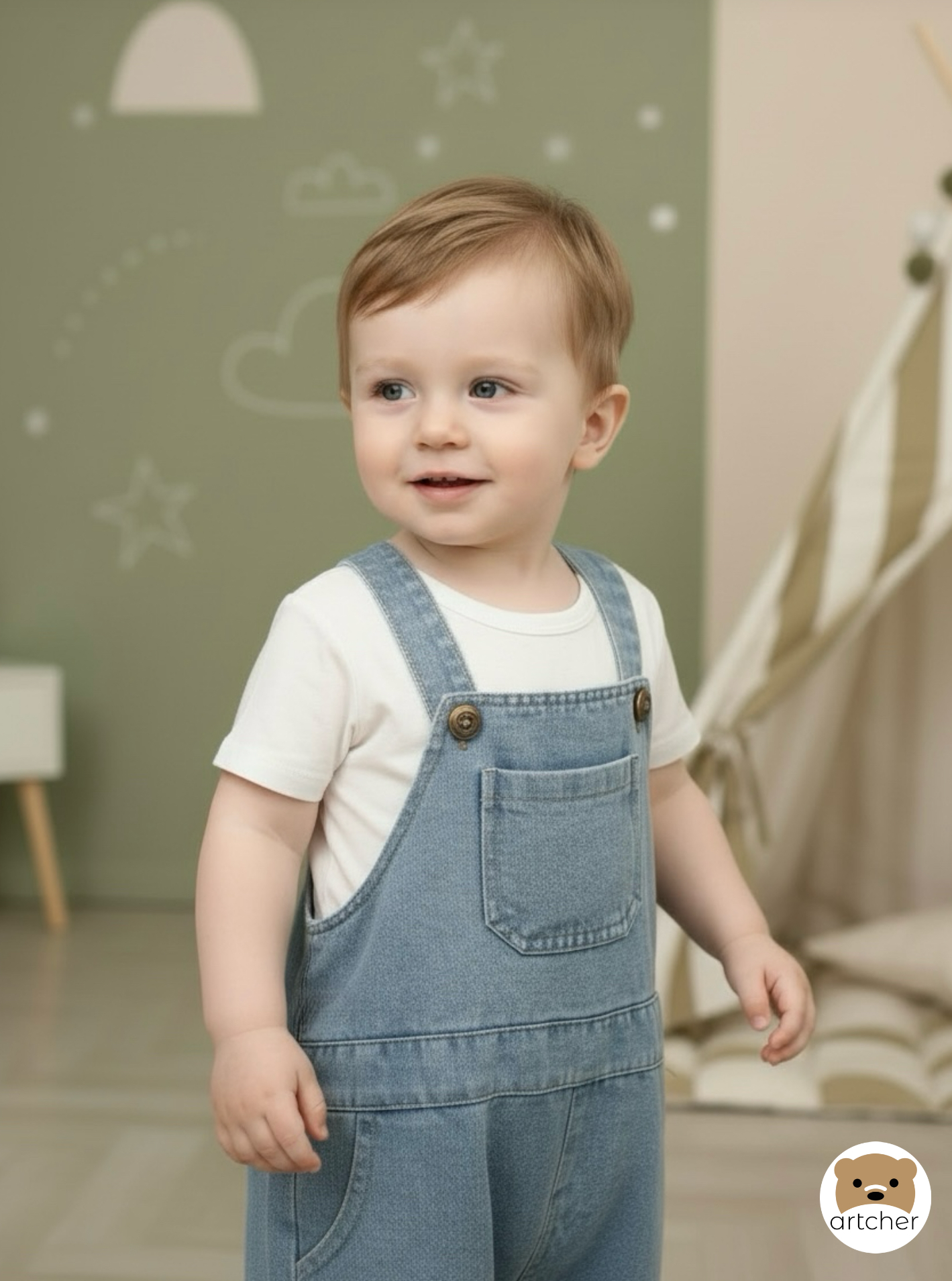 Полукомбинезон Artcher Shorts0001blue - фото 2