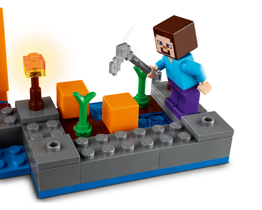 Конструктор LEGO Minecraft Тыквенная ферма блочный - фото 6