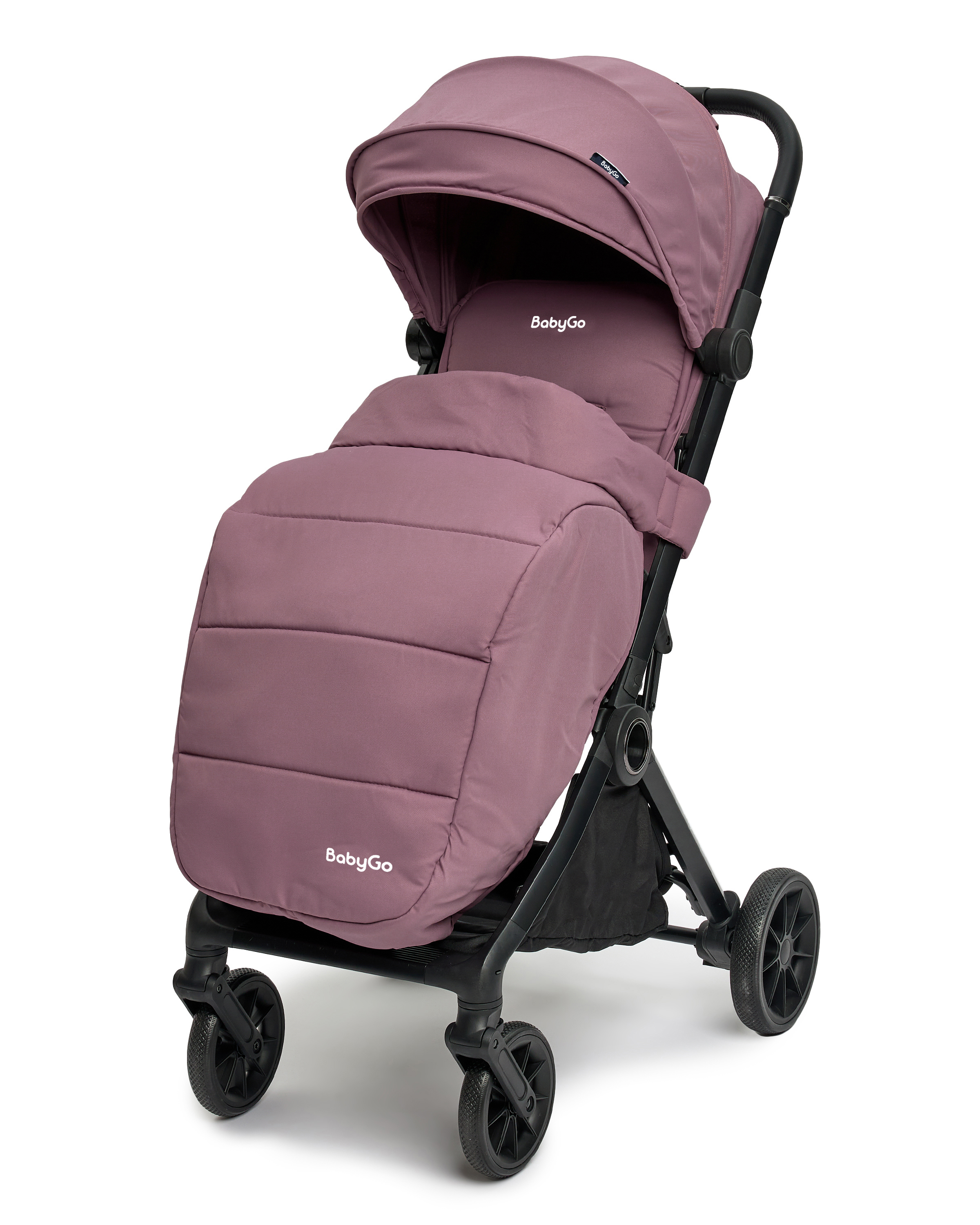Коляска прогулочная BabyGo Mira New розовый - фото 9