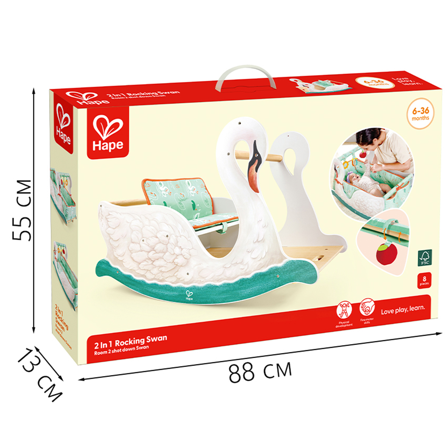 Качалка Hape с ручкой - фото 15