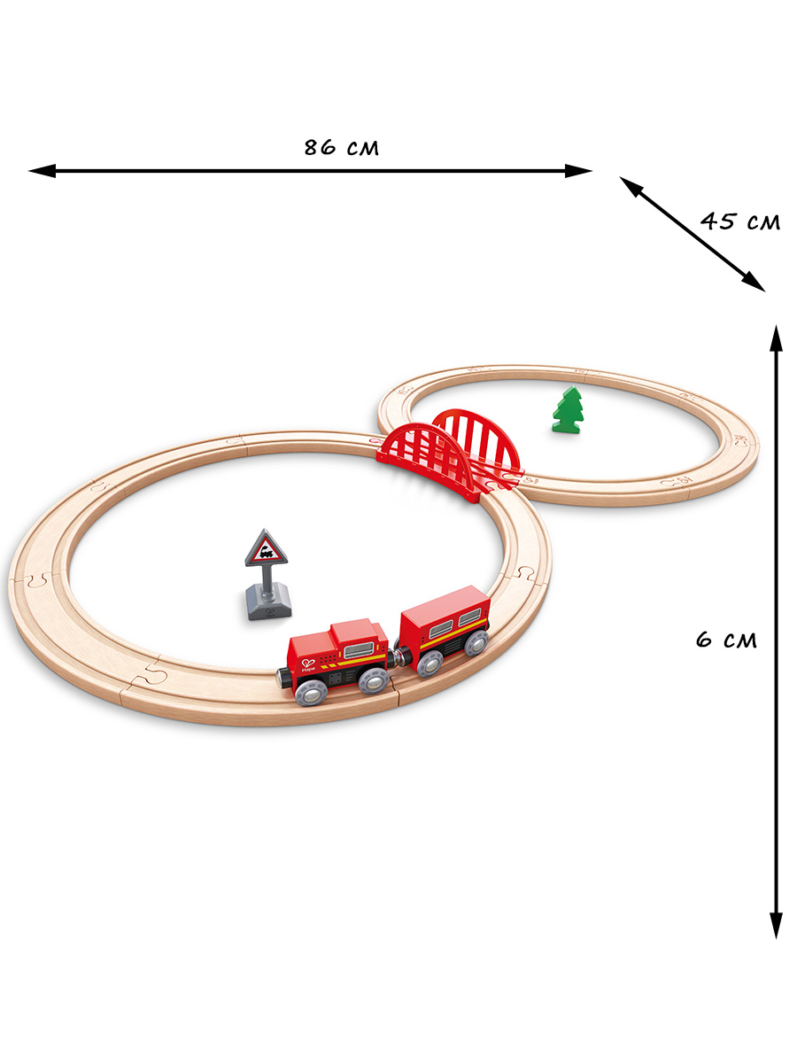 Набор железнодорожный Hape E3793_HP - фото 2