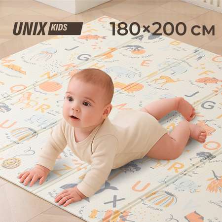 Детский складной коврик UNIX Kids Learning 180 x 200 см 1 шт.