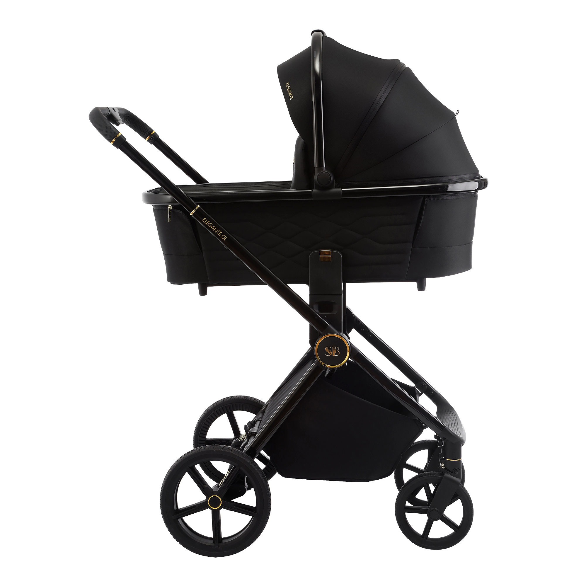 Коляска 3в1 Sweet Baby Elegante GL Black черный - фото 24