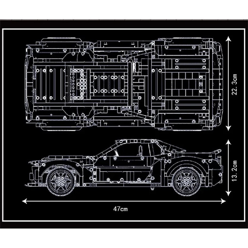 Конструктор Mould King Dodge Hellcat - фото 10