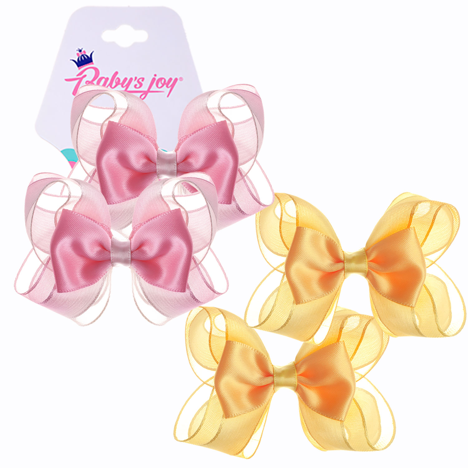 Банты Babys JOY 2шт в ассортименте BN82-2 BN82-2 - фото 1