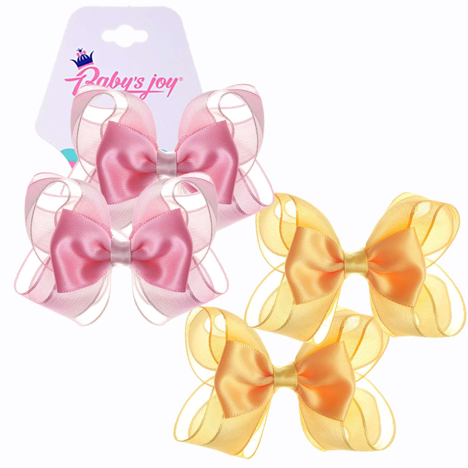 Банты Babys JOY 2шт в ассортименте BN82-2 BN82-2 - фото 1