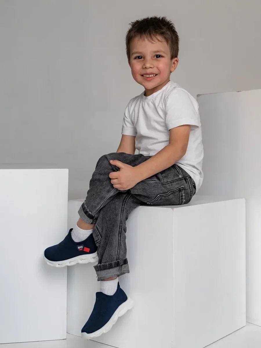 Слипоны ТопТошкин 26-G-син - фото 7