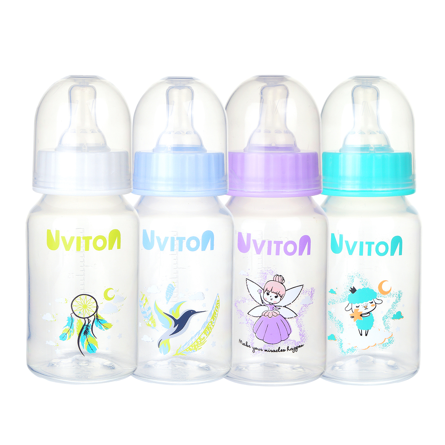 Бутылочка Uviton Anti-Colic 125 мл в ассортименте - фото 7