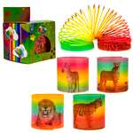 Игрушка-антистресс 1TOY пружинка Жмяка Гусеница в ассортименте