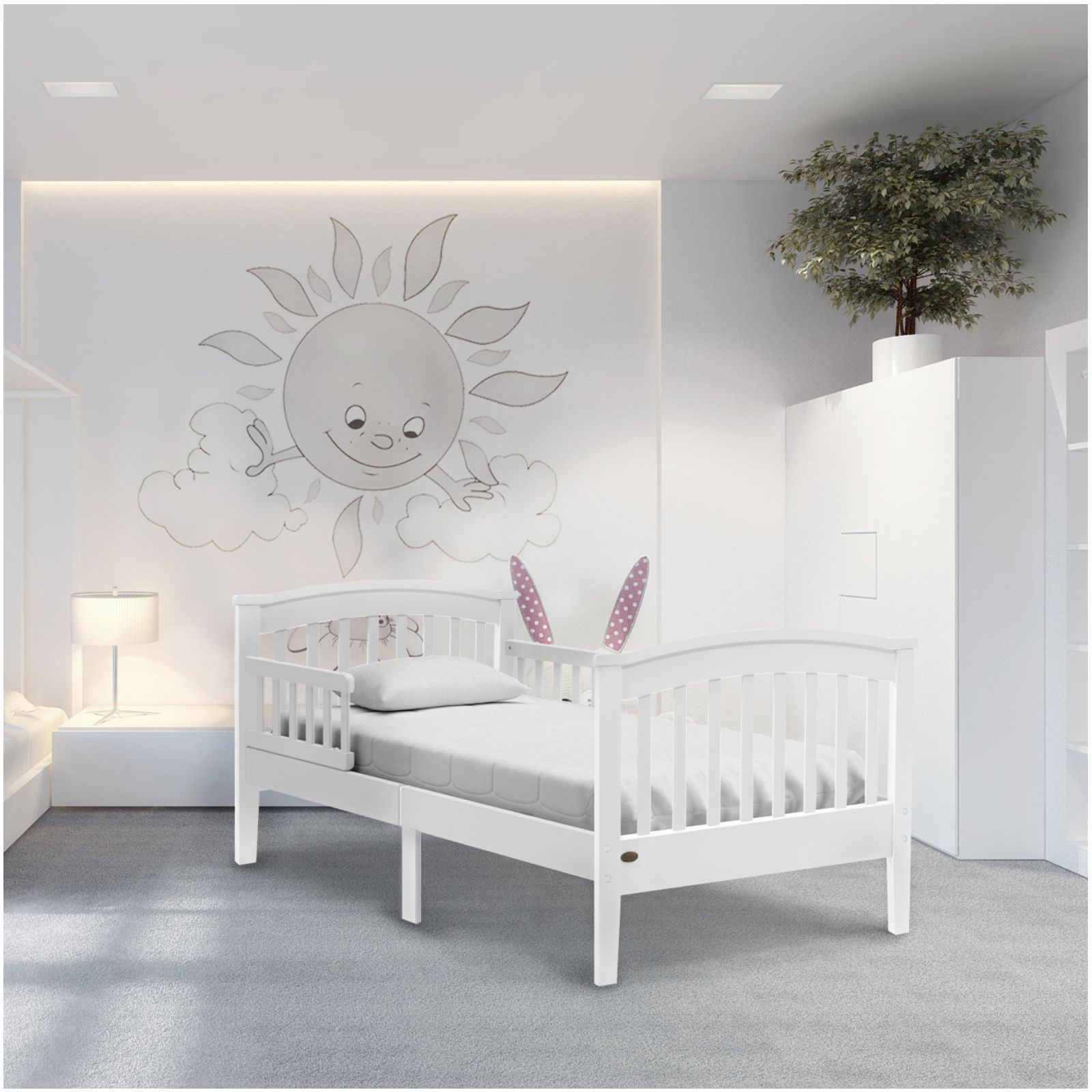 Кровать подростковая Nuovita Perla lungo (коричневый) - фото 5