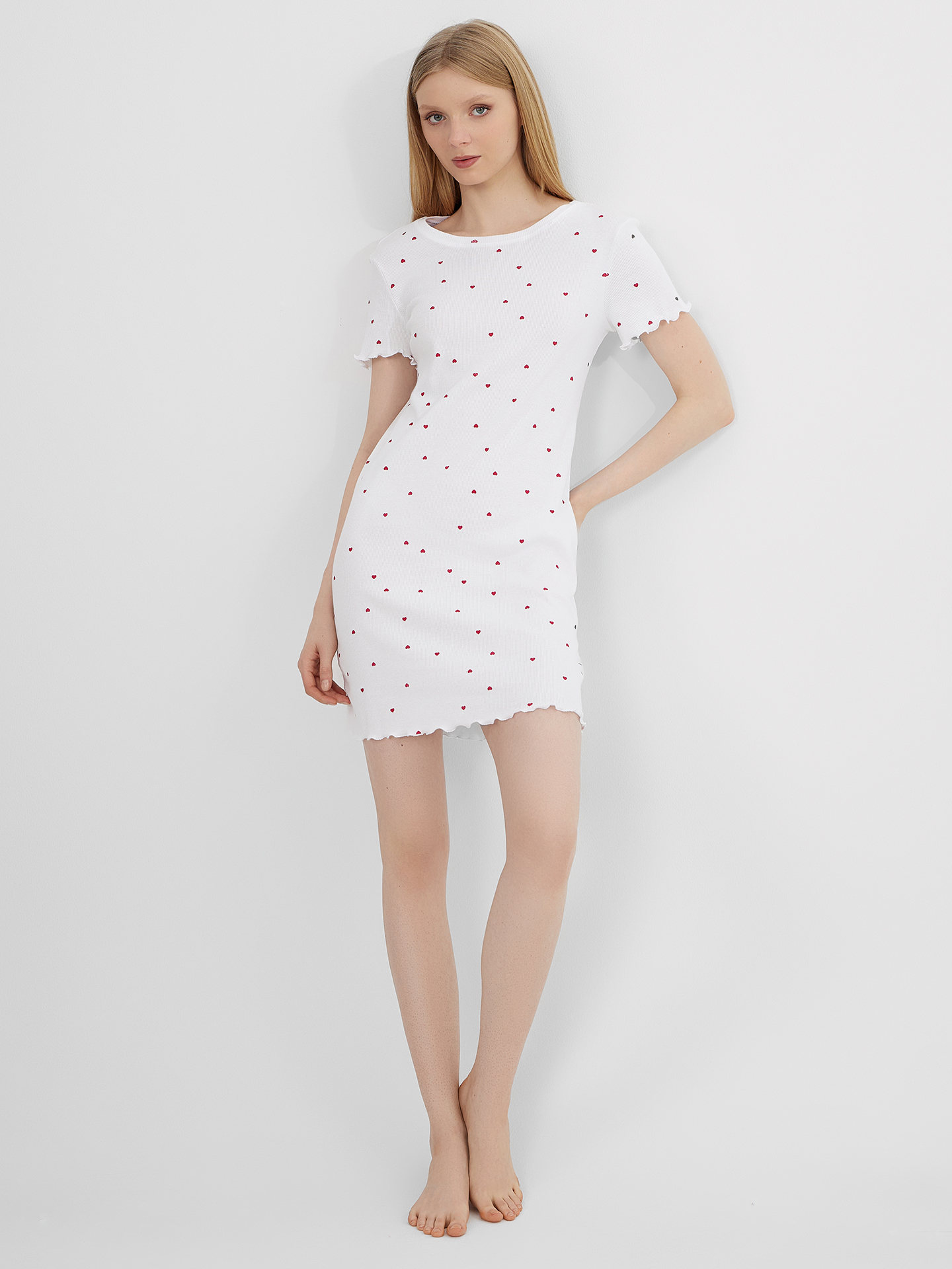 Сорочка ночная Mark Formelle (Марк Формэль) 572405/алые сердца - фото 6