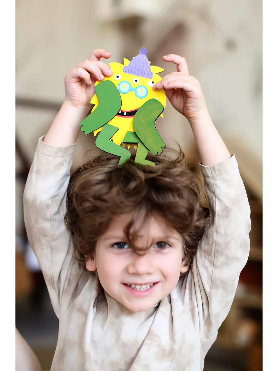 Набор для творчества HappyLine аппликация Креативные монстрики - фото 7