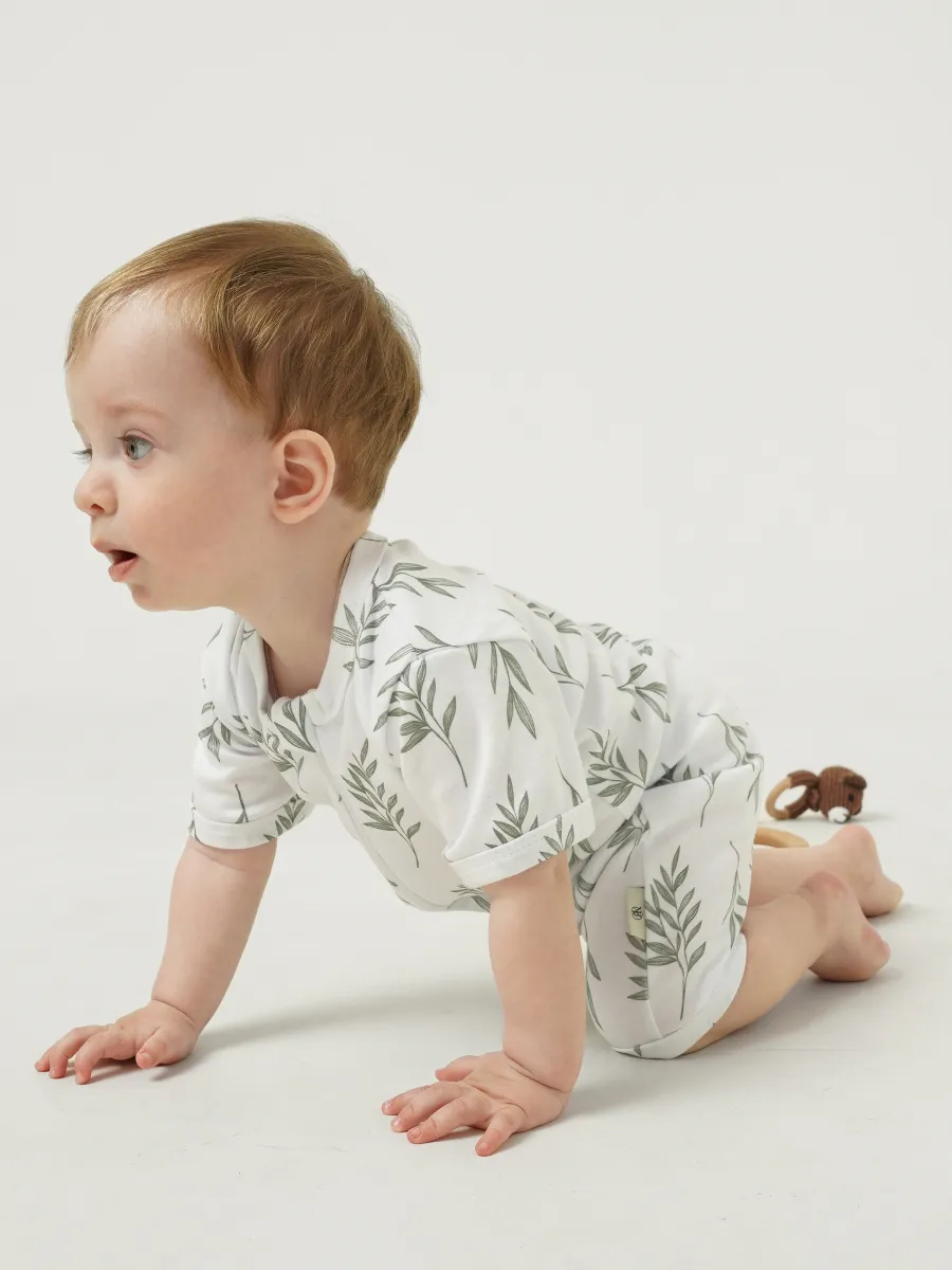 Песочник 3 шт Супер Пупс нбр/3пр/псчн/молн/ХакиЛисточкиВеточки - фото 27