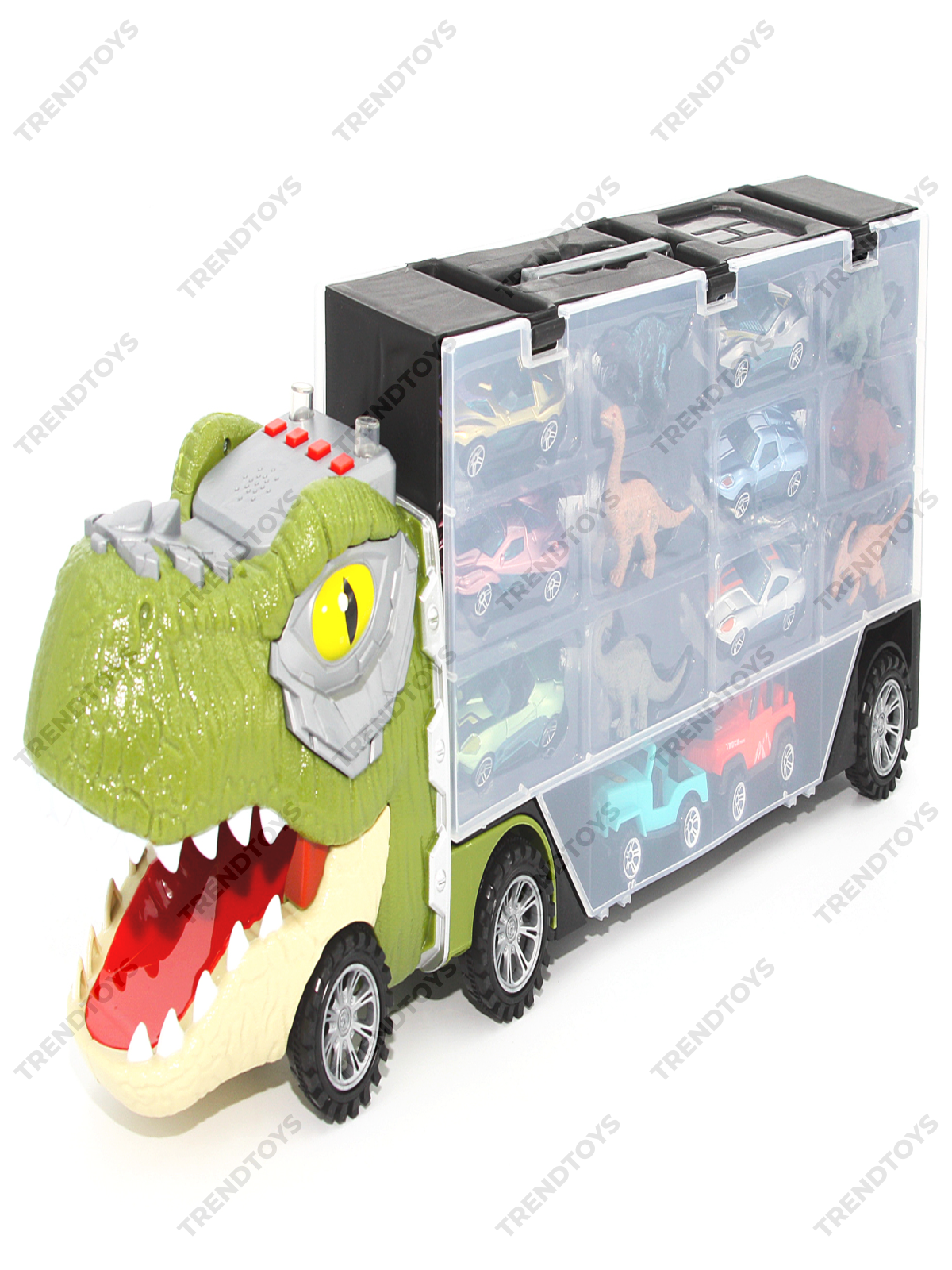 Игровой набор TrendToys с машинками и динозаврами - фото 14