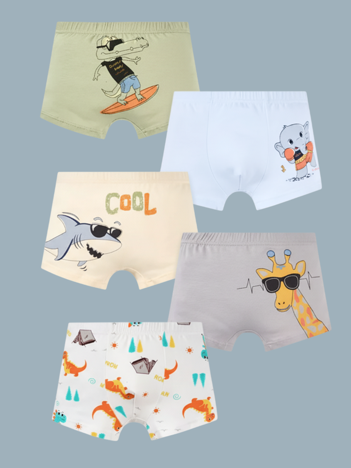 Трусы-боксеры 5 шт Little mole 3218268225 - фото 1