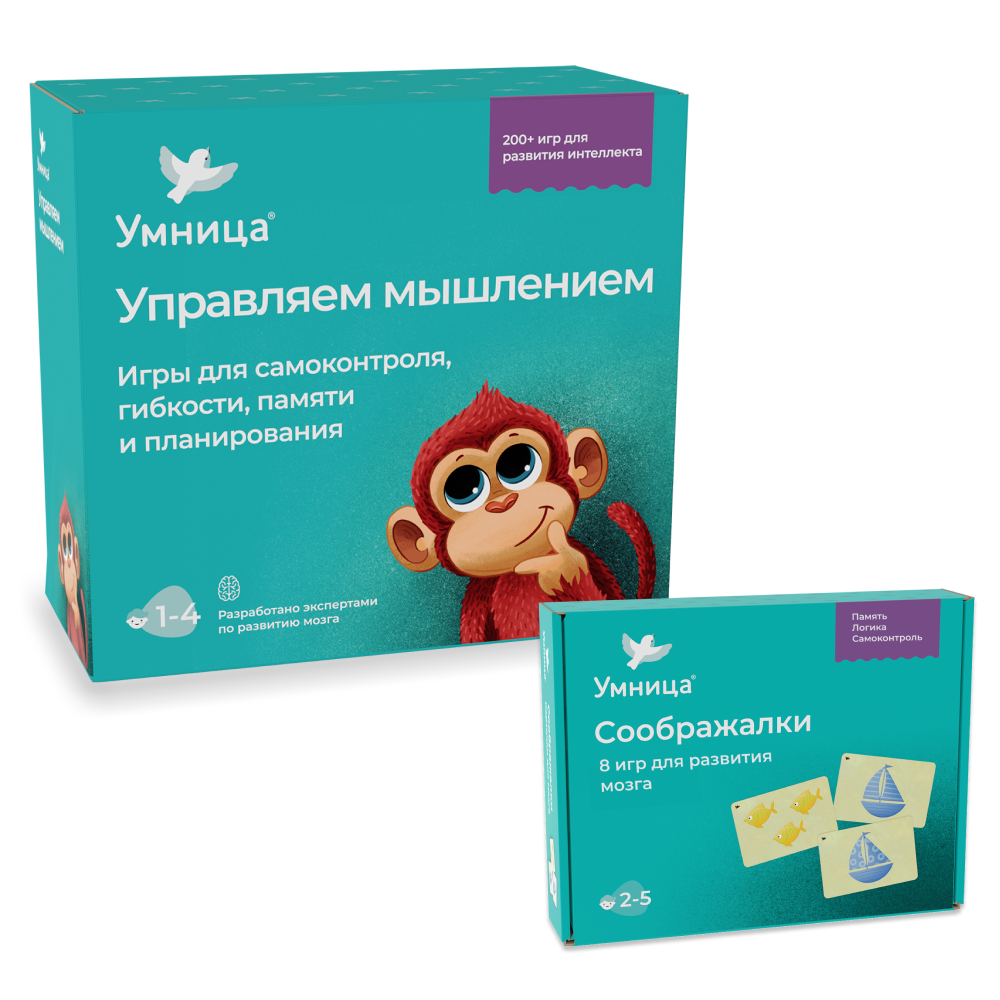 Развивающие игры Умница Управляем мышлением и Соображалки - фото 1