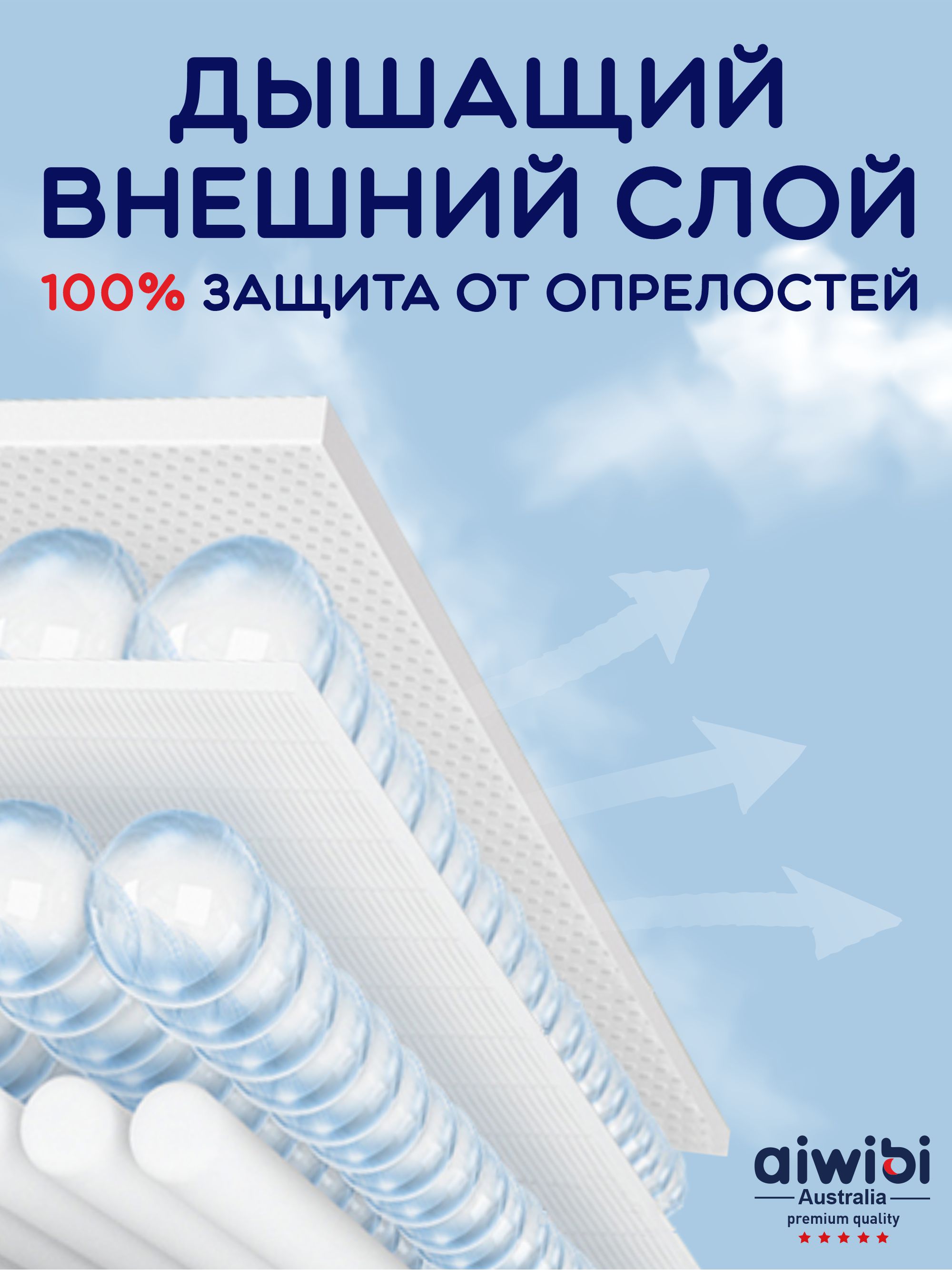 Подгузники AIWIBI XXL 44 шт. - фото 3