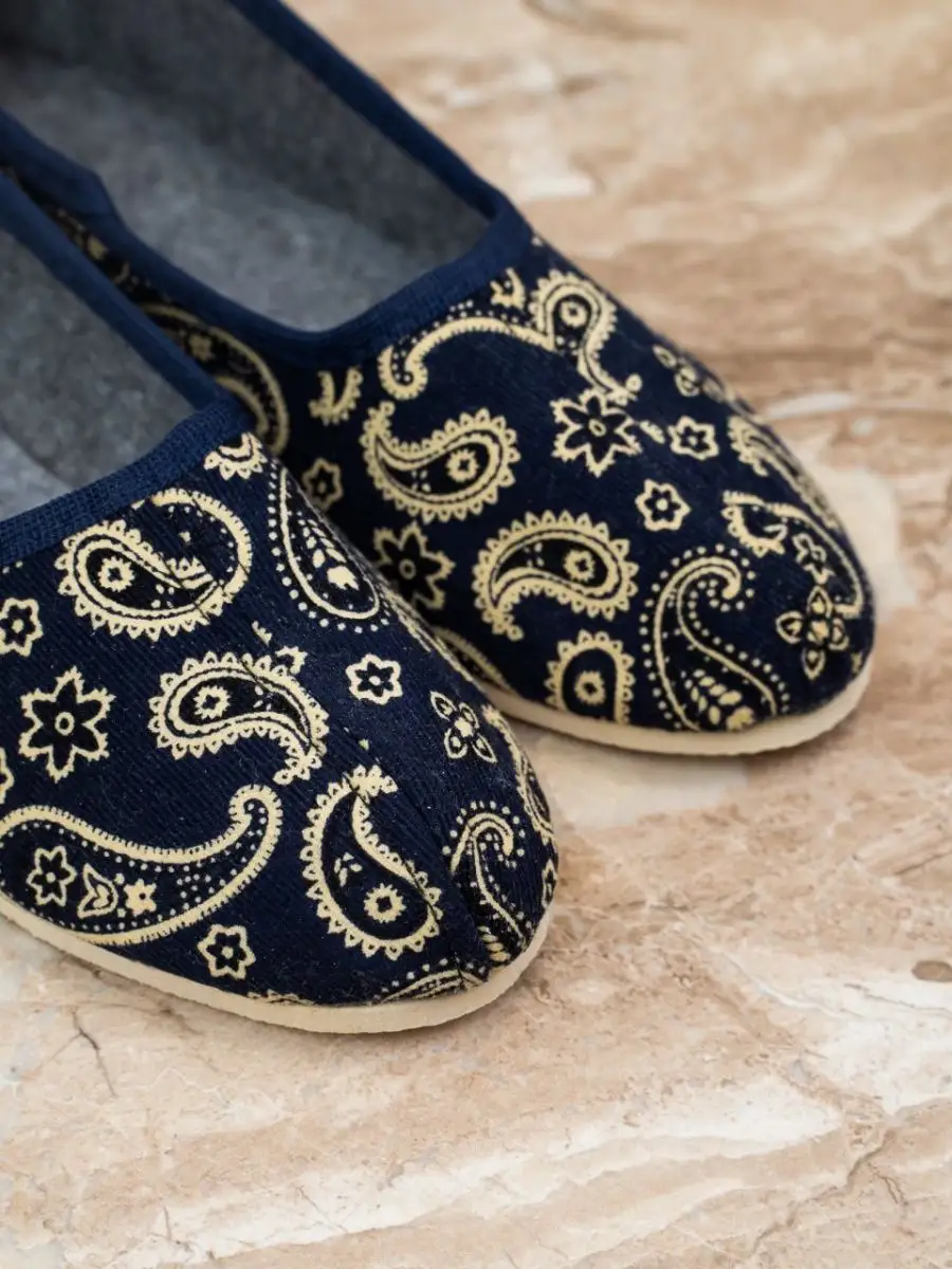 Тапочки UTA HOME 8-1/синий_огурцы - фото 8