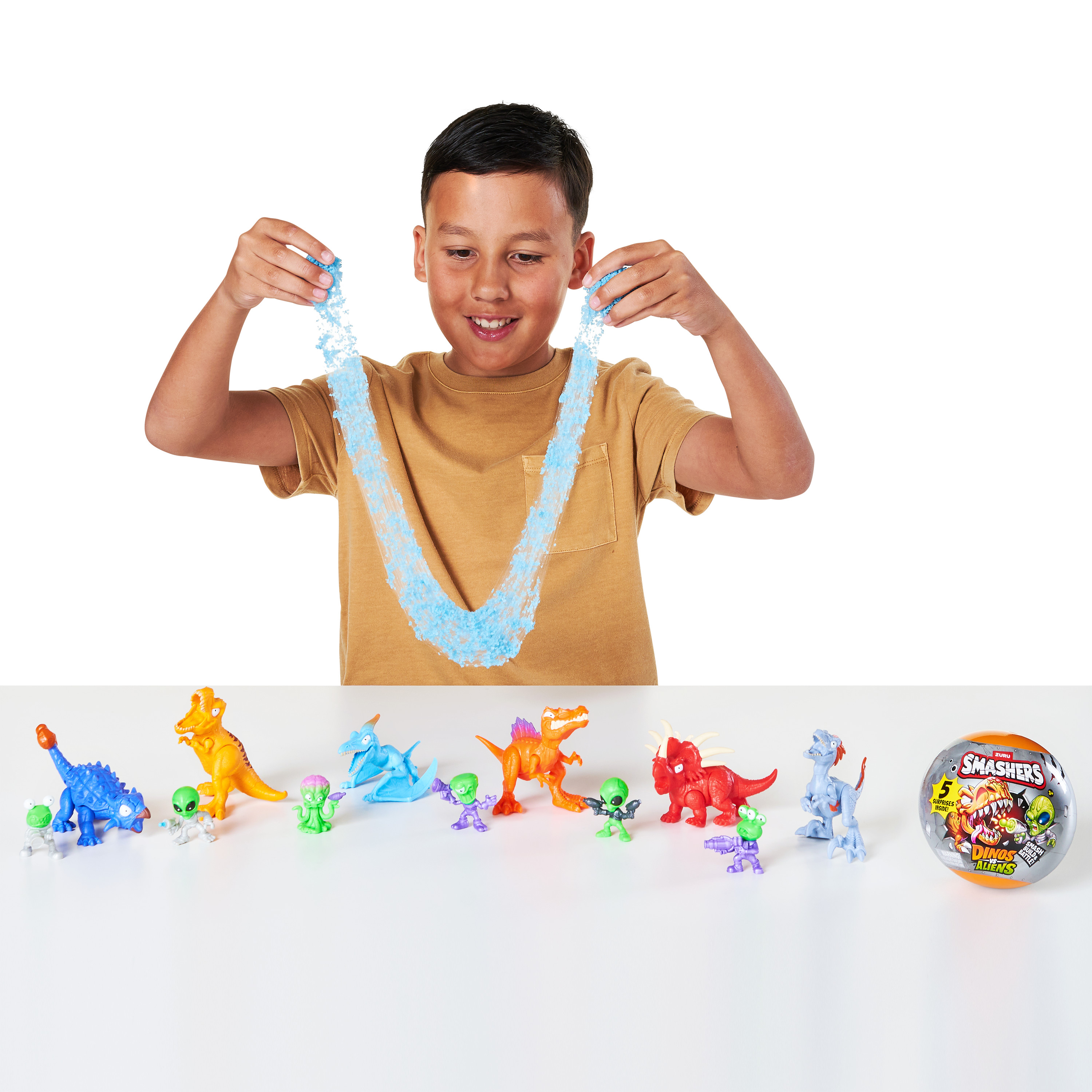 Сборная модель Zuru Smashers Дино против пришельцев в ассортименте 74155GQ6-S001 - фото 8