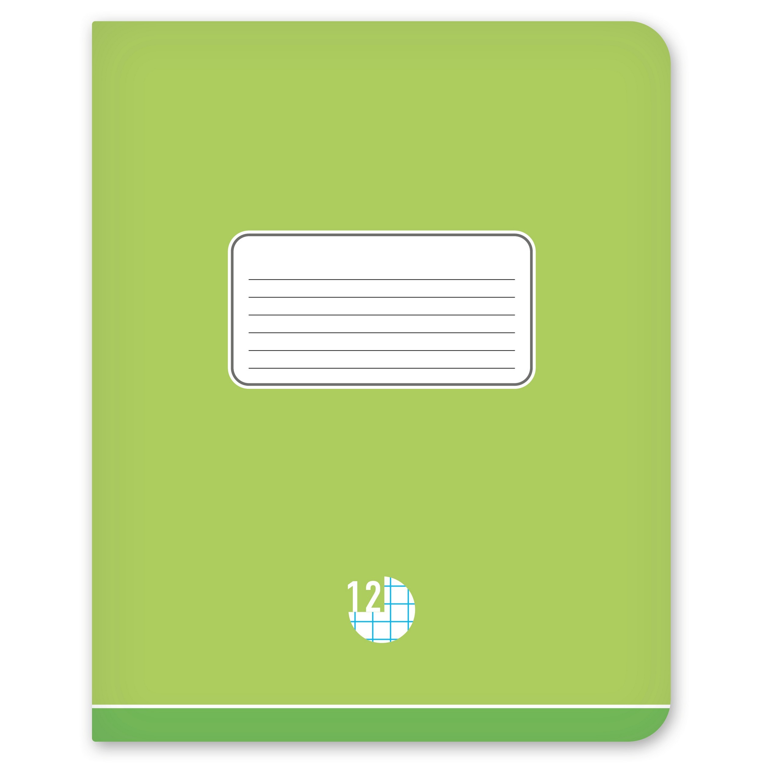 Тетрадь Полиграф Принт клетка 12 лист. в ассортименте - фото 2