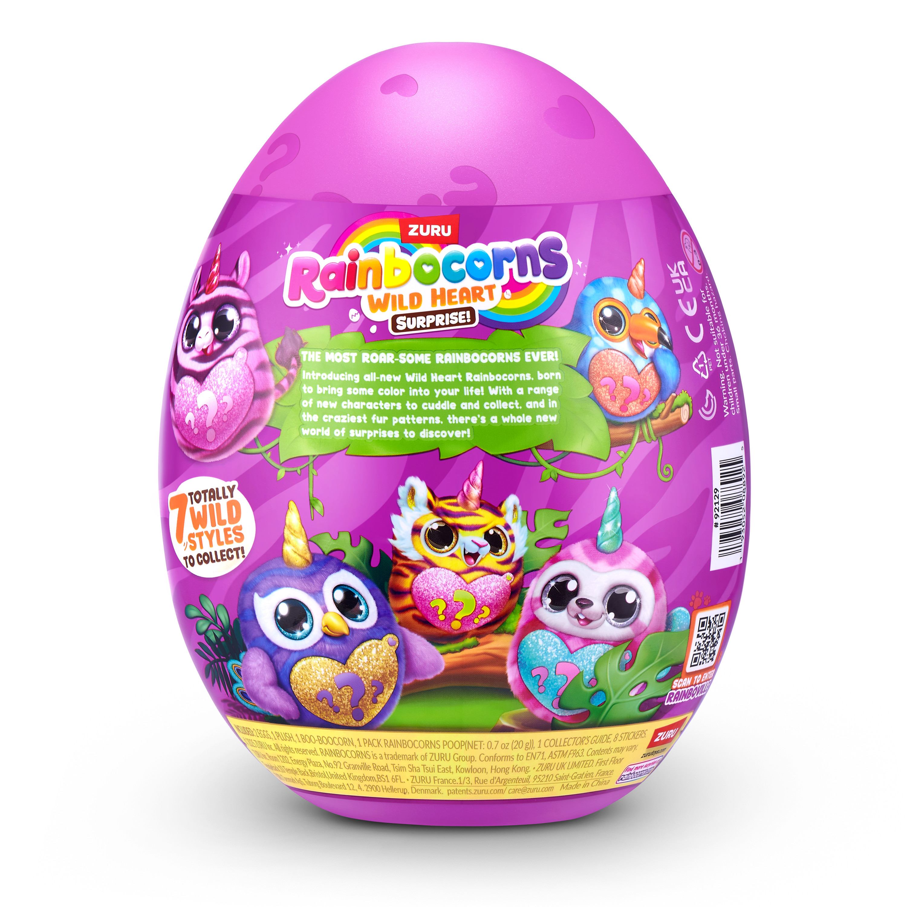 Фигурка Zuru Rainbocorns Дикое сердце Серия 1 в ассортименте - фото 13