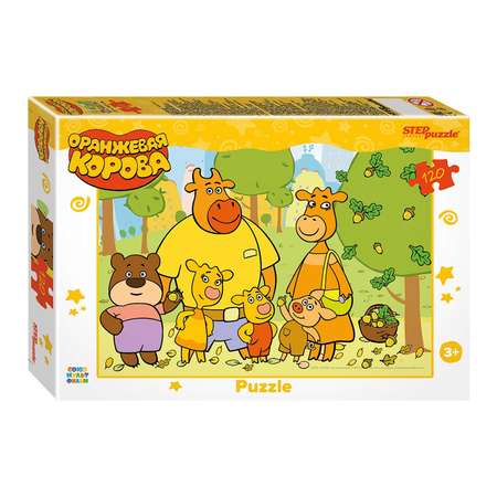 Пазл Step Puzzle Оранжевая корова классический в ассортименте