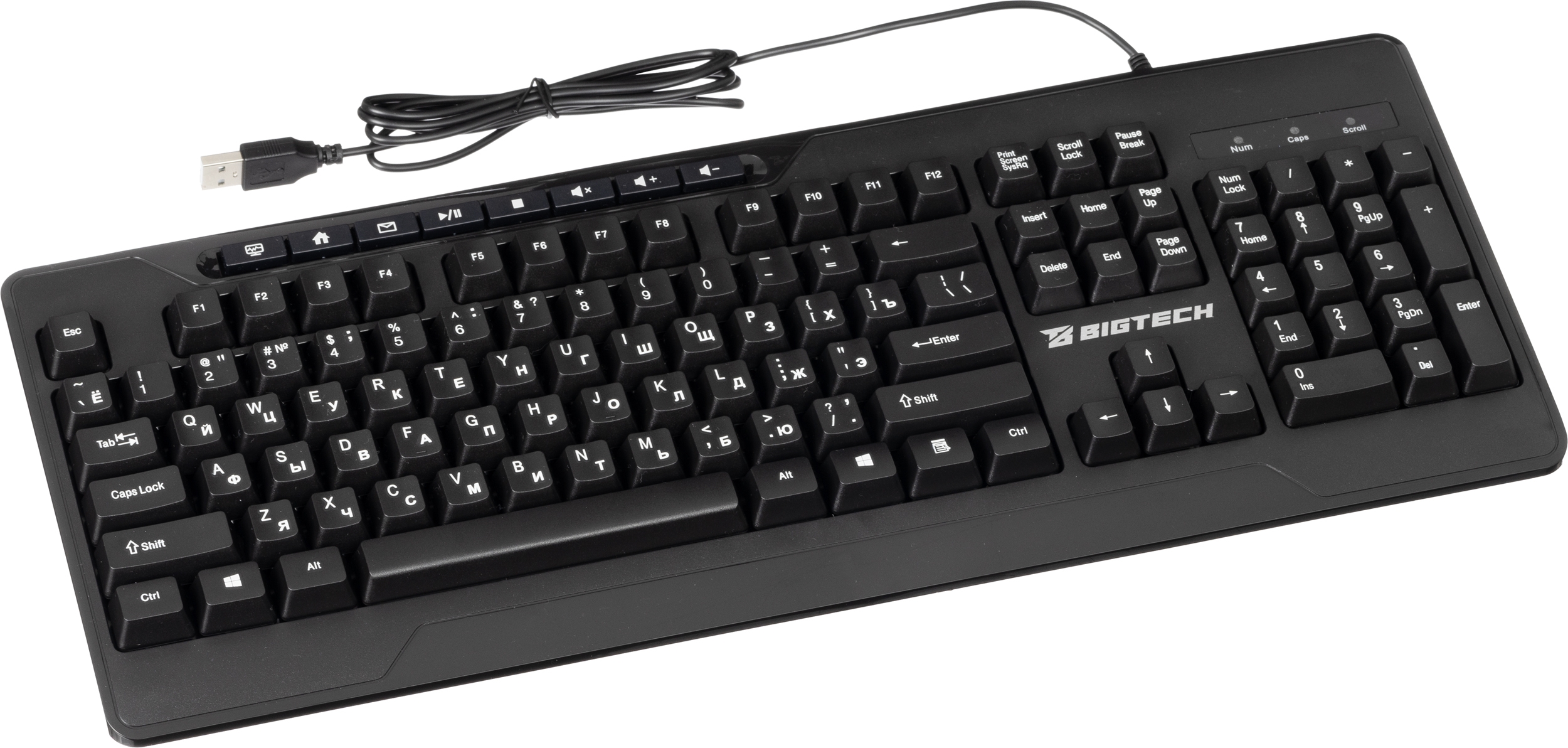 Клавиатура Bigtech BM-K213BK - фото 4