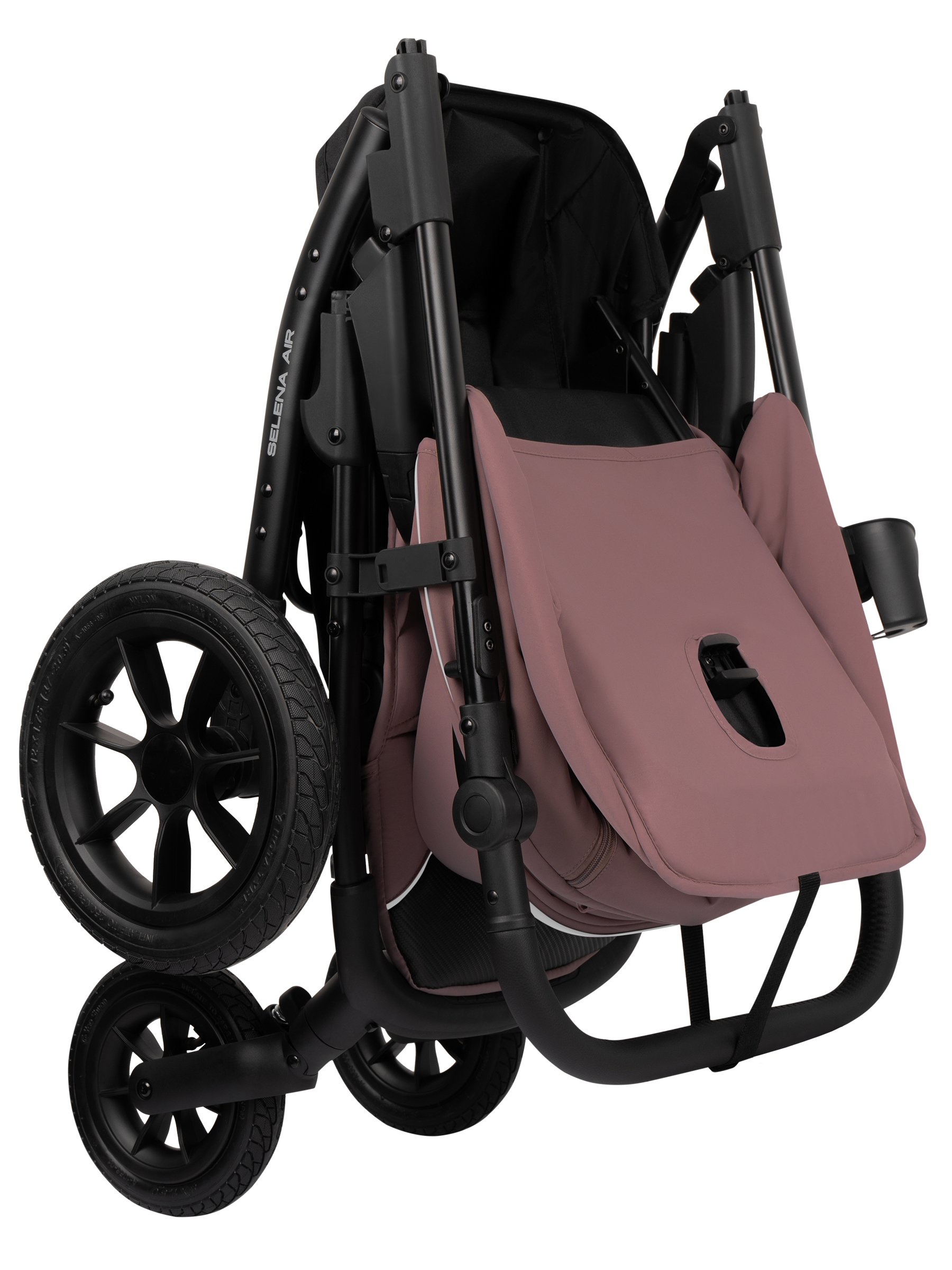 Коляска прогулочная JOVOLA Selena Air new розовый - фото 13