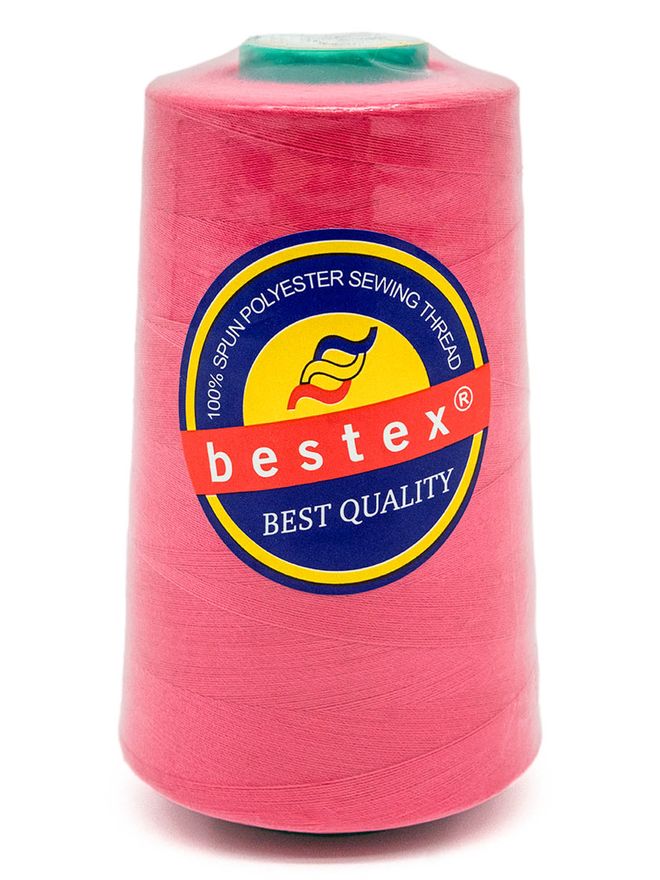 Нитки Bestex промышленные универсальные для шитья и рукоделия 40/2 5000 ярд 1 шт 295 фуксия - фото 10