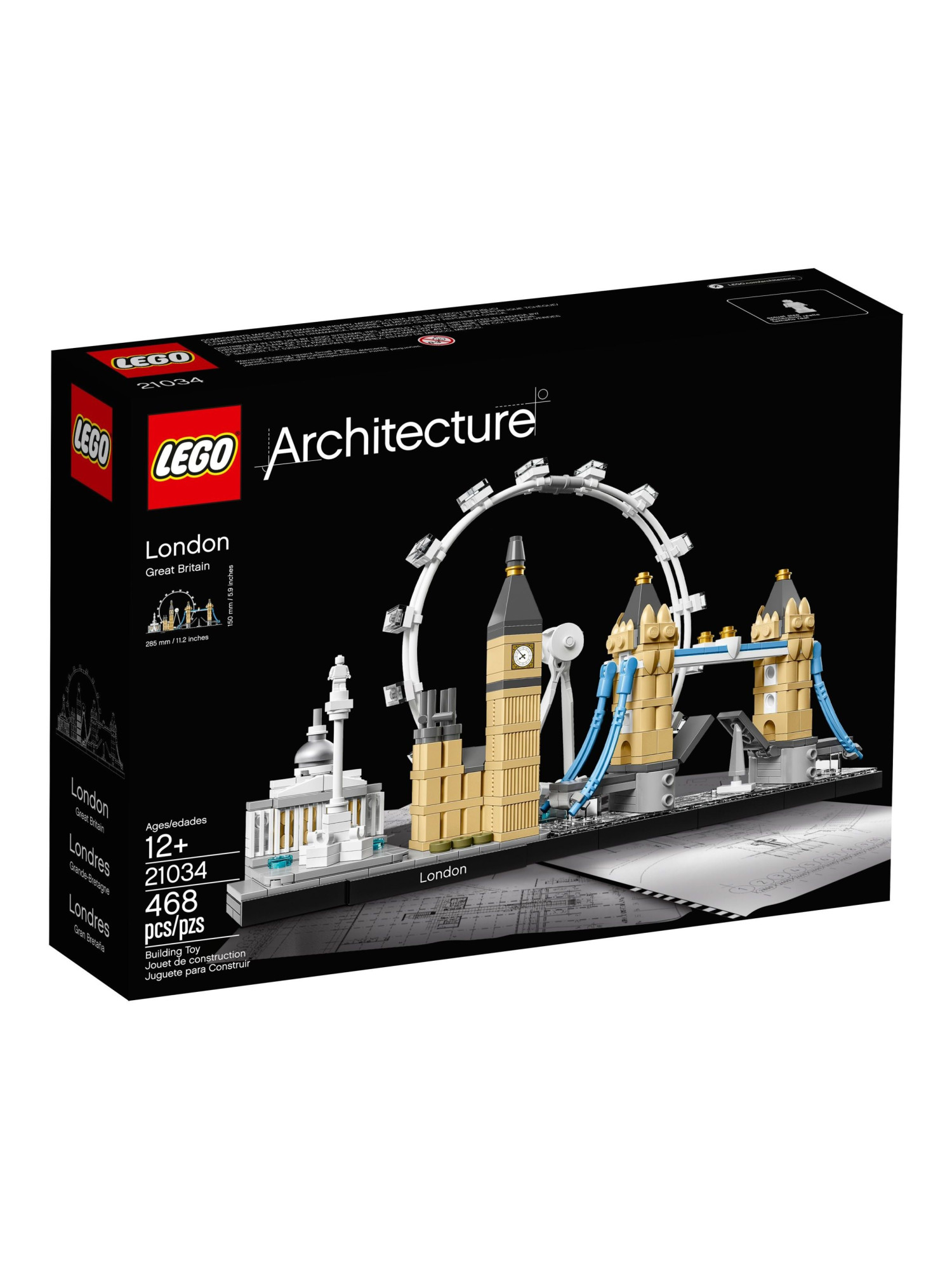Конструктор LEGO Architecture Лондон 468 дет. - фото 1