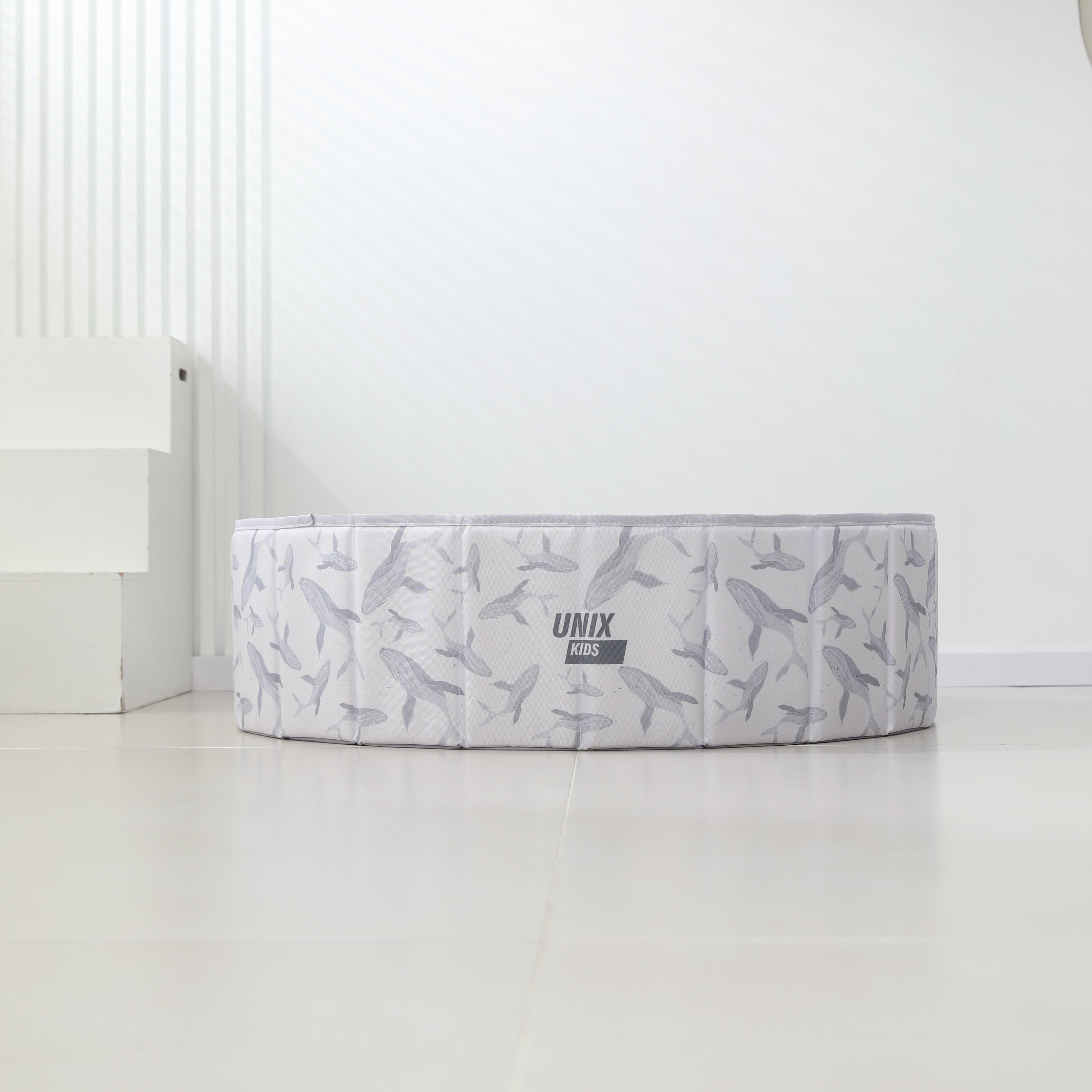 Сухой бассейн для шариков UNIX Kids Ocean 100 см Grey (без шариков) - фото 13