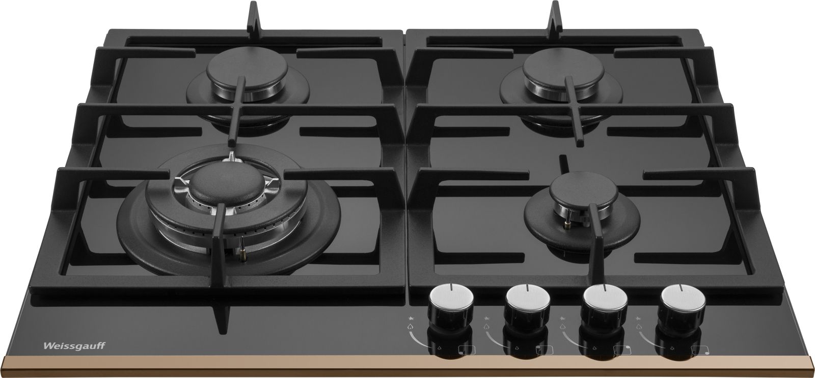 Варочная панель WEISSGAUFF Газовая панель HGG 649 BGRG - фото 11