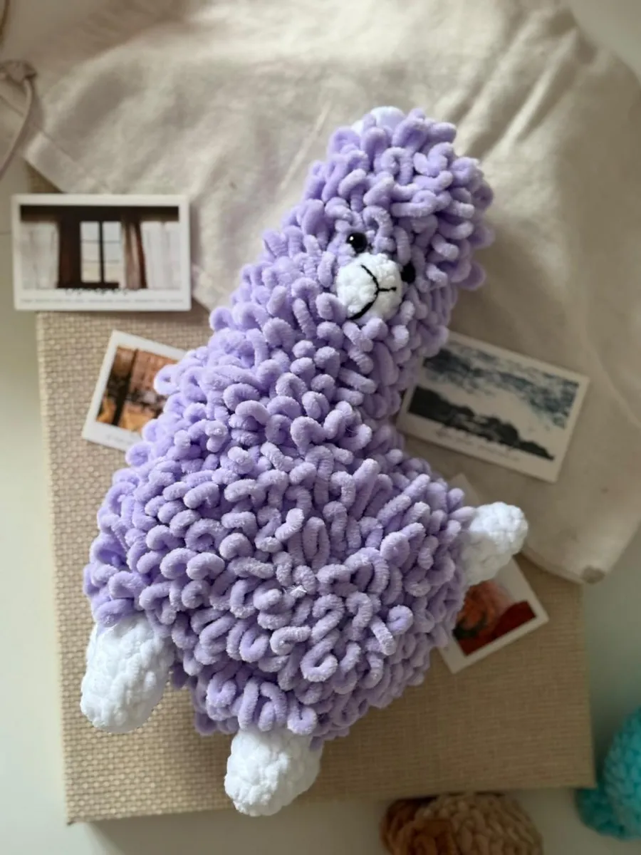 Набор для творчества Effee вязание крючком игрушка Альпака - фото 6