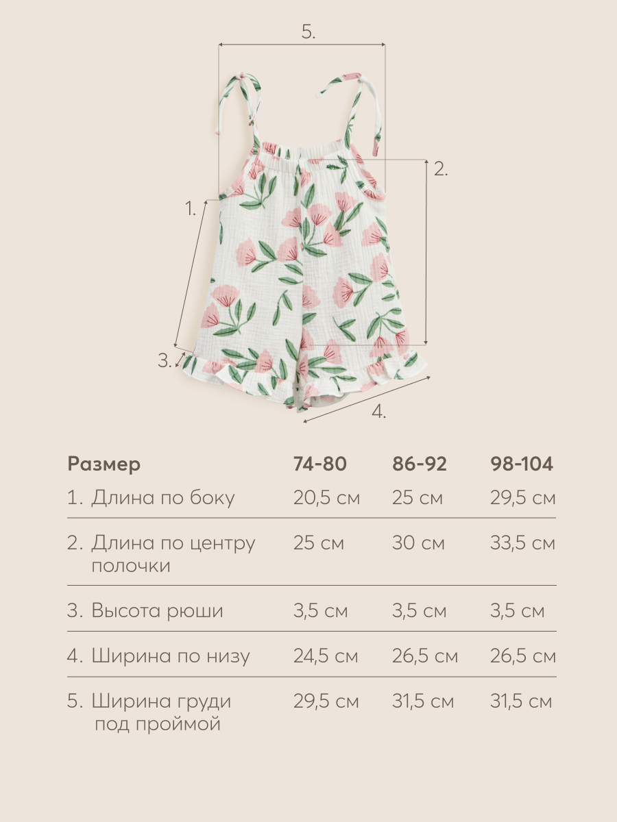 Комбинезон Happy Baby 88195_pink-flower - фото 8