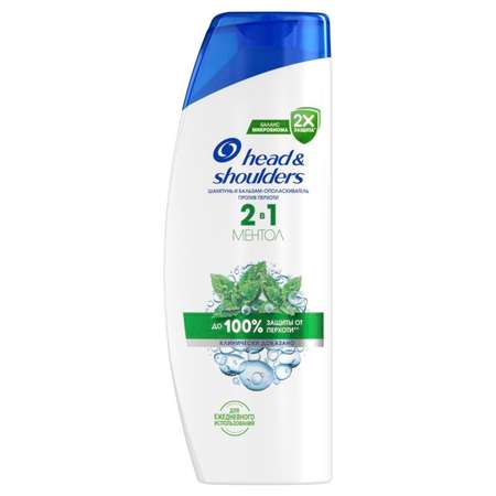 Шампунь Head and Shoulders 2в1 Ментол 360 мл