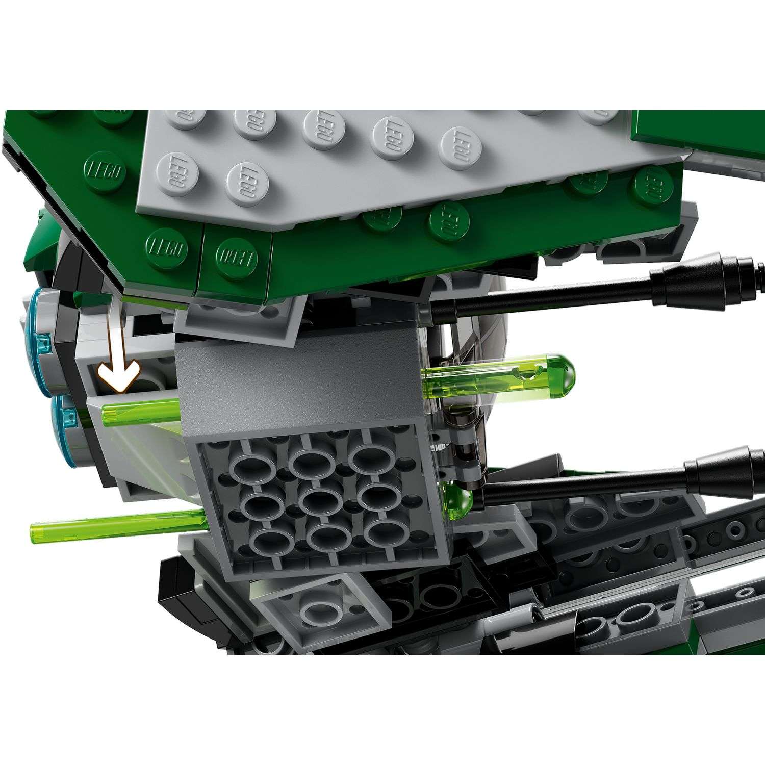 Конструктор LEGO Star Wars Yodas Jedi Starfighter 253 дет. - фото 5
