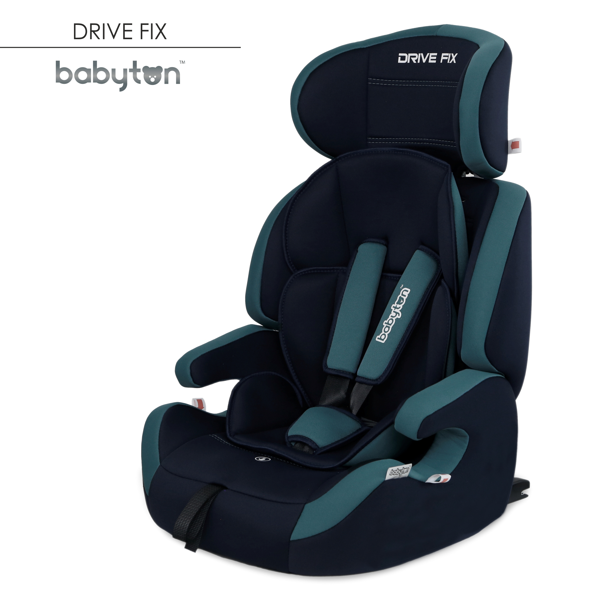 Автокресло Babyton Drive Fix Indigo-Aqua Isofix 1/2/3 (9-36 кг) - фото 25