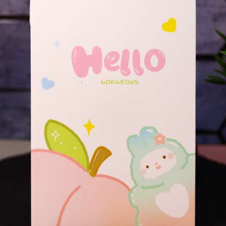 Зеркало настольное для макияжа iLikeGift Hello bunny pink