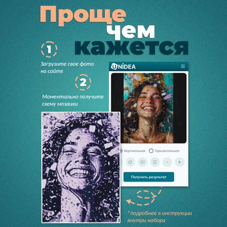 Алмазная мозаика UNIDEA Very Peri